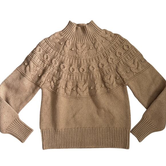 Banana Republic Preppy Couronne Sweater Beige Size Small - Picture 6 of 10